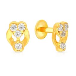 Malabar Gold and Diamonds 22k Gold Earrings for Women-picture-23