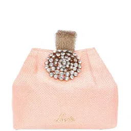 Lavie Pink Jute Potli-0