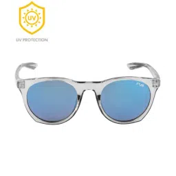 IRUS By IDEE IRS1097C3SG Blue Round Sunglasses-image-12