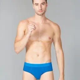 Van Heusen Colour Fresh Breathable Solid AIR Series Briefs - Bright Blue-picture-5