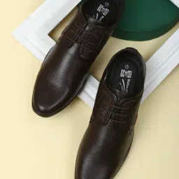 Red Chief Men's Brown Derby Shoes-image-58