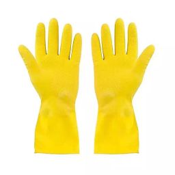 Kalibar Yellow Rubber Hand Cleaning Gloves for Men & Women (Pack of 6 Pair)-image-21