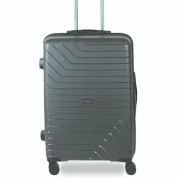 Carriall Grey 8 Wheel Medium Hard Checked Luggage - 46 cm-12