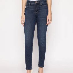 Guess Blue Solid Skinny Fit Jeans-image-84