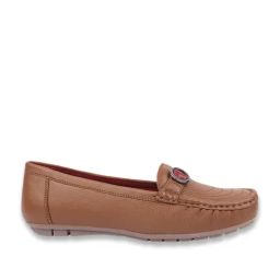 MediFeet Women's Tan Casual Loafers-image-82