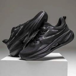 Red Tape Men's Flow plus Black Walking Shoes-image-74