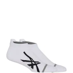 Asics White Polyester Logo Ankle Length Socks-image-24