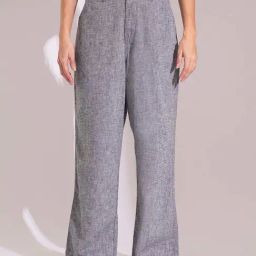 Globus Grey Plain Trousers-image-16