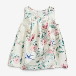 HOP Baby by Westside Off-White Floral Design A-Line Dress-image-31