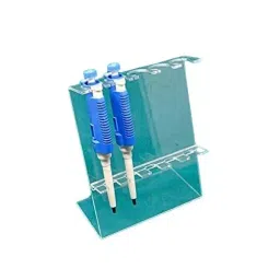 NS Transparent Plastic Bench Top Mounted Micro Pipette Stand for Laboratories-43