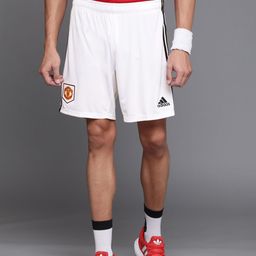 ADIDAS Men White Manchester United 20/21 Home Football Shorts-54