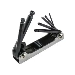 RS PRO 7 piece Hex Key Set, Folding 3/32 - 5/16in Ball End Model No 4501046-image-37