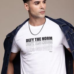 FCUK Men Typography Printed Pure Cotton Bio Finish T-shirt-image-6