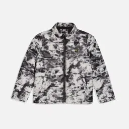 Allen Solly Boys Grey Printed Full Sleeves Jacket-image-10