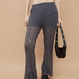 Ginger By Lifestyle Grey Regular Fit Trousers-image-71
