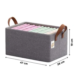 NFI essentials Grey Set Of 6 Self Design Organisers image 3