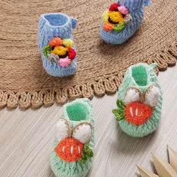 CHUTPUT Unisex Kids Pure Wool Booties-picture-21