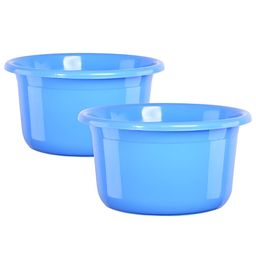 Aura Blue 2 piece Solid Plastic Bath Accessories Set-picture-15