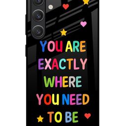 QRIOH Typography Printed Samsung Galaxy S25 5G Back Case Mobile Accessories-24