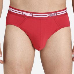 Puma Men Multi Colored Plain Briefs Pack of 3 image 2