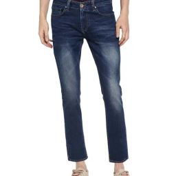 Spykar Blue Slim Fit Low Rise Jeans-image-27