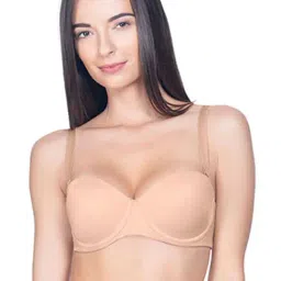 Amante Sandalwood Under Wired Padded Demi Cup-image-67