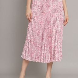 ZWERLON Printed Pleated Midi Skirt-picture-2