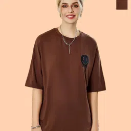 Christy World Women Pack Of 2 Printed Extended Sleeves T-shirt-image-33