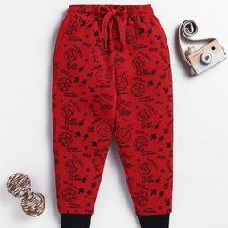 Here&Now X Game Begins Boys Conversational Printed Joggers-picture-28
