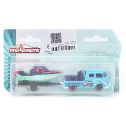 Majorette Vw The Originals Dive Deep Trailer Die Cast Free Wheel Vehicle - Blue-1