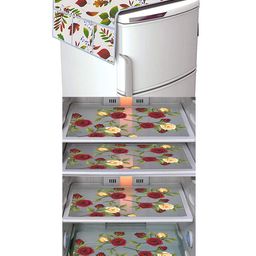 Dakshya Industries Fridge Top Cover and Fridge Mat Combo Set of 5-image-18