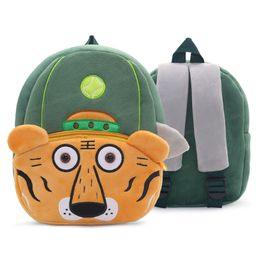 Bunie Tiger Theme Small Backpack for Kids Multicolor - 6.6 Inches-image-13