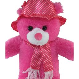 Tickles Standing Teddy Stuffed Soft Plush Animal Toy for Kids (Height 45 cm Color: Magenta)-picture-3