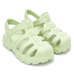 HOPPA SWEDEN Solid Gladiator Style Clogs - Mint-image-63