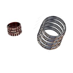 Somil Combo Glass Bangles For Women | Traditional Bangles Set | Daily, Festive & Party, Combo Of 2 Set, Maroon, Grey-image-40