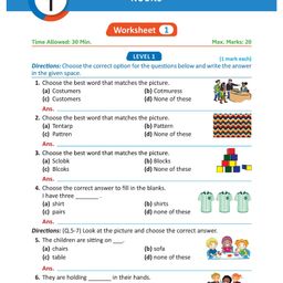 oswaal books Oswaal One For All Olympiad Workbook Class 2 (Set of 3 Books) Maths, Science & English For 2025 Exam - English image 5