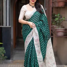 Pandadi Saree Bandhani Printed Sarees-image-39