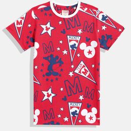 Allen Solly Junior Boys Mickey Mouse Printed Pure Cotton T-shirt-picture-8