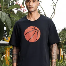 ONE SKY Men Printed Pure Cotton T-shirt-picture-29