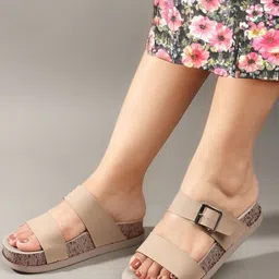 Ifah Women Open Toe Flats-33