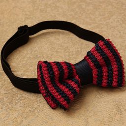 One Friday Boys Striped Bow Tie-25