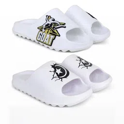 Pampy Angel Men White Flip Flops-image-46