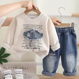 INCLUD Boys Printed Long Sleeves Sweatshirt With Trousers-picture-39