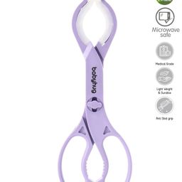 Babyhug Anti-Slip Bottle Tong - Purple-image-57