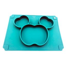Amour Silicone Grip Self Feeding Suction Dish - Green-25