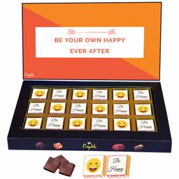 Expelite Be Happy Chocolates And Smiley Gifts Box - 300gm-image-10