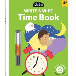 Junior Explorers Write and Wipe Time Book - English-22