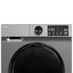 Godrej 8 kg 5 Star Fully Automatic Front Load Washing Machine (Celesta, WFEON CEL 8014 IEBT  SLSR, Built In Heater, Silver) image 2