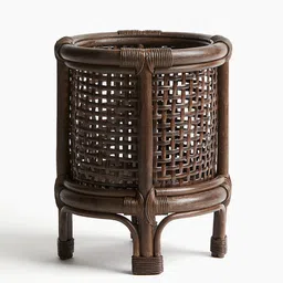 H&M Rattan Plant Pot Holder-12