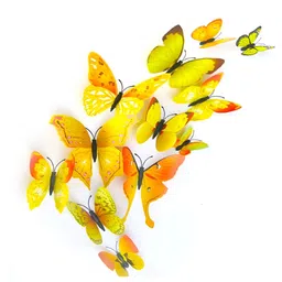 Asian royal 12Pcs Yellow & Orange-Colored Printed Waterproof Wall Sticker-2
